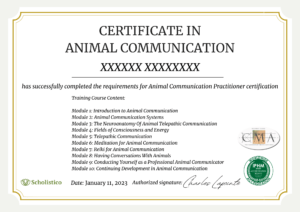 animal communication certification