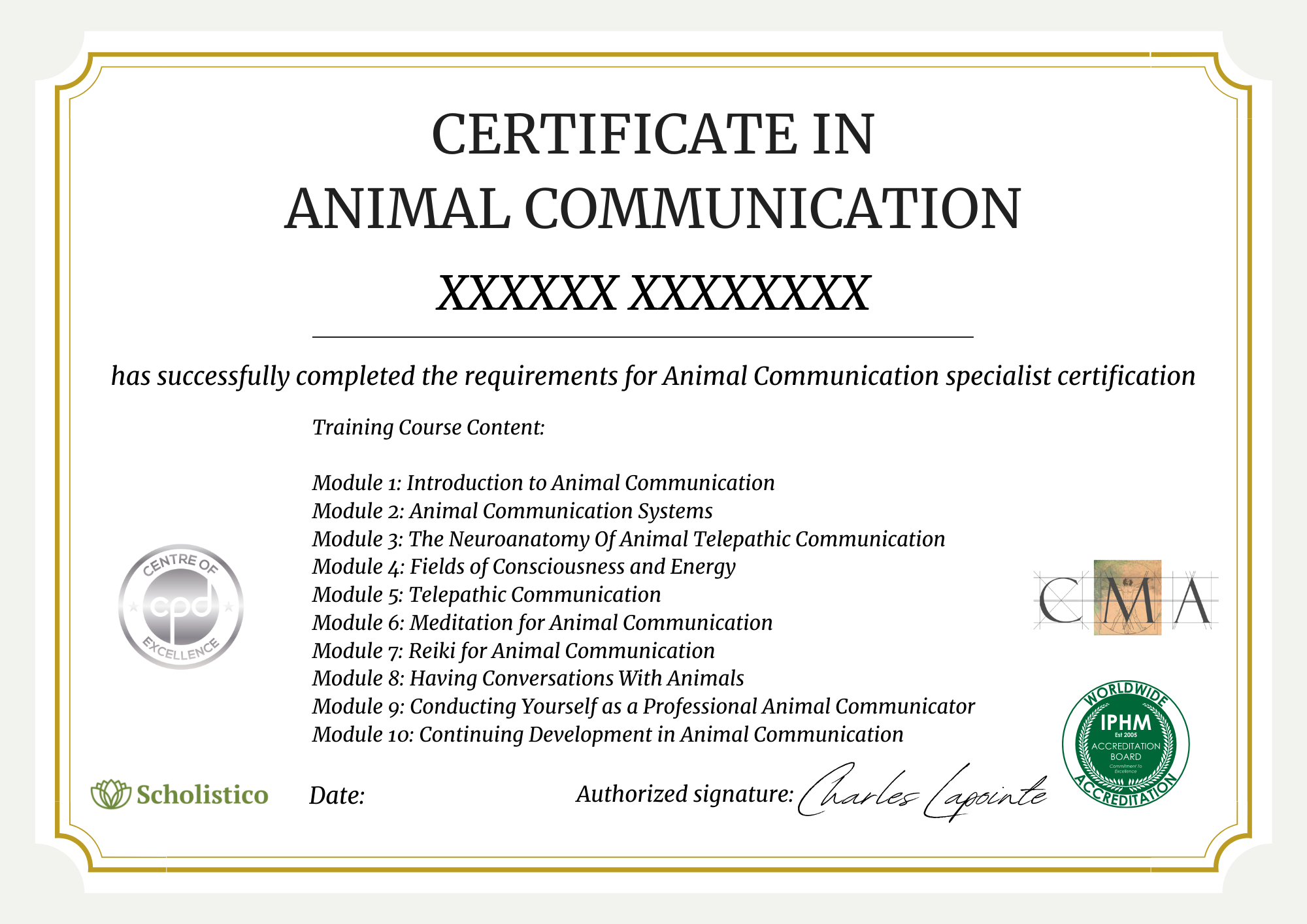 Animal Communication Specialist Certification Course Scholistico