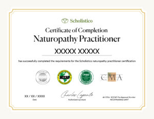 Scholistico Social Media Certificate Naturopathy English 2