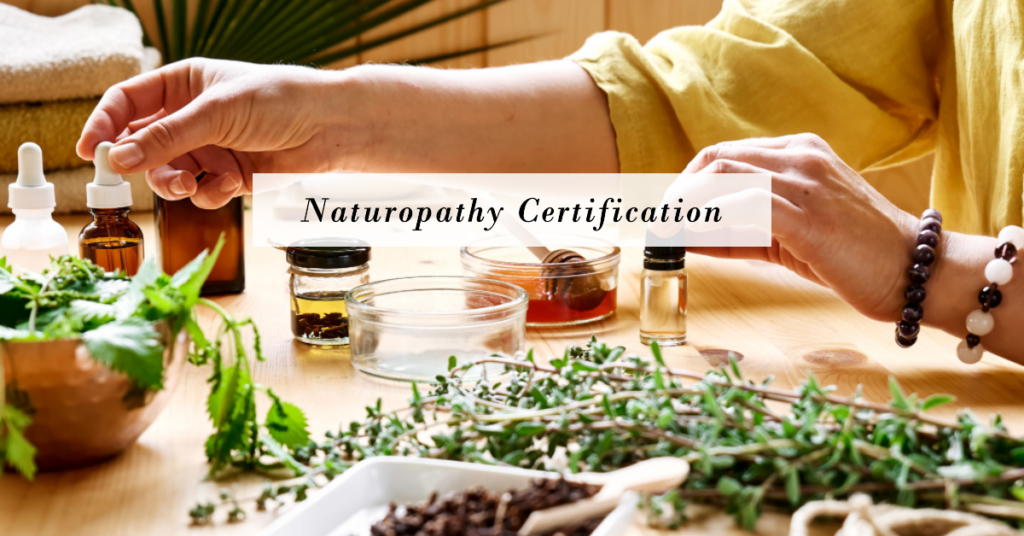 hands of a woman who is a naturopathy practitioner selecting herbs