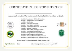 EN Holistic Nutrition Consultant PROT