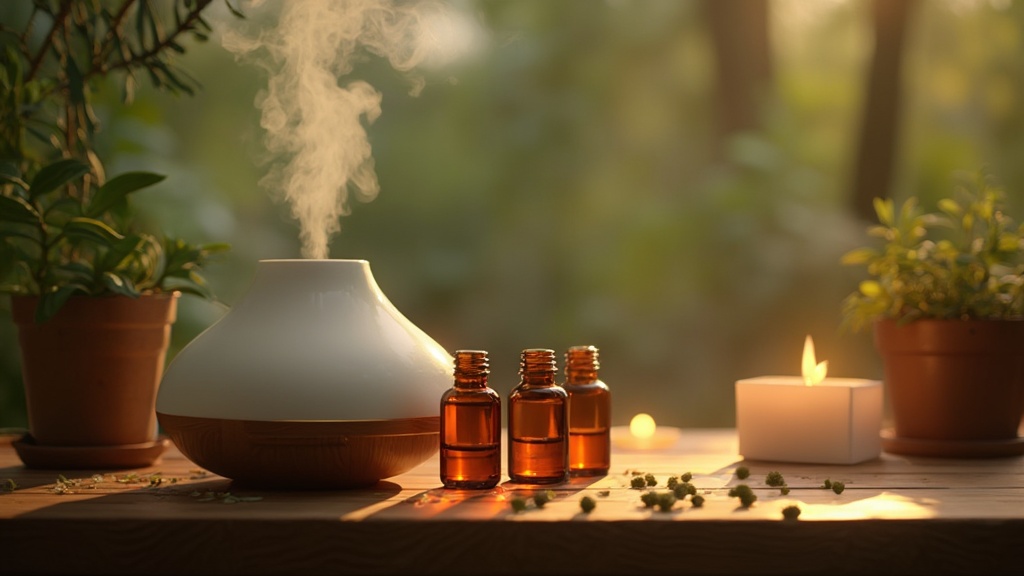 Essential oils and aromatherapy diffuser