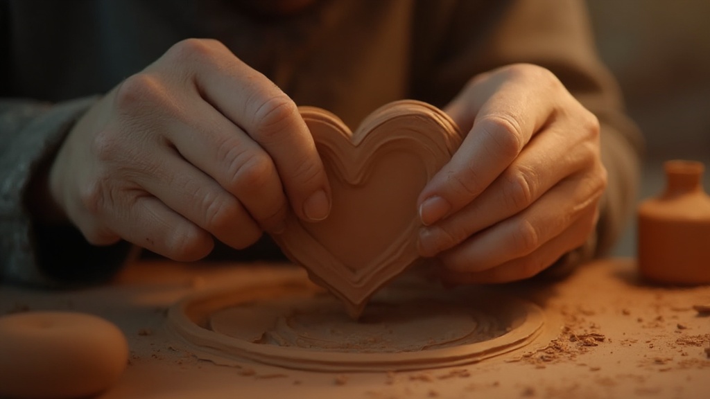 7 formas creativas para expresar el duelo a través del arte 3 Persona esculpiendo con arcilla