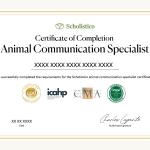 Official Certificate for Specialist in Animal Communication Certification